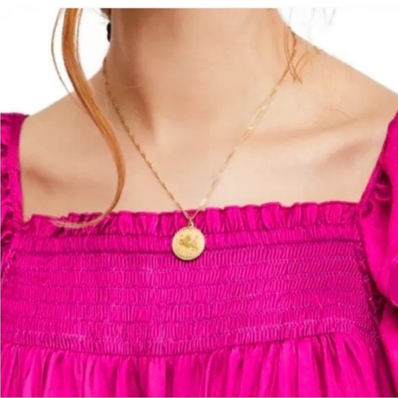 Free People Want Your Love Fuchsia Summer Dress Medium - Picture 5 of 12